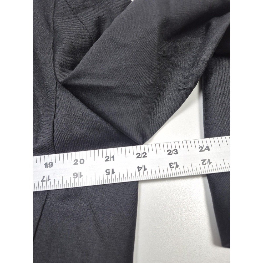 Manzini Suit Jacket Mens 40R Black Super 150s Wool Italy NWT Notch Lapel - Picture 11 of 16